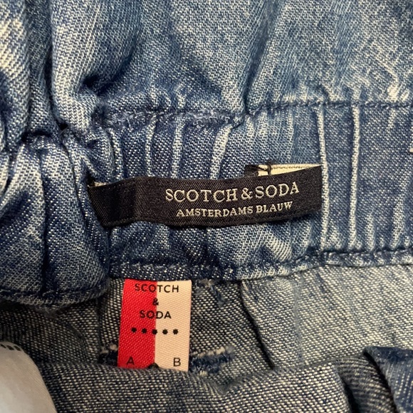 Scotch & Soda Matchy Matchy Paperbag Belted Denim Jean Shorts Size 31. - Picture 7 of 13